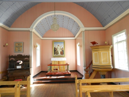 The Interior of a Small Church